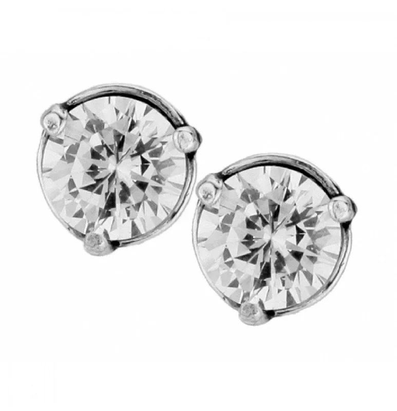 fashionable drop earrings -fashionable drop earrings -Brilliance 7MM Post Earrings JE154A