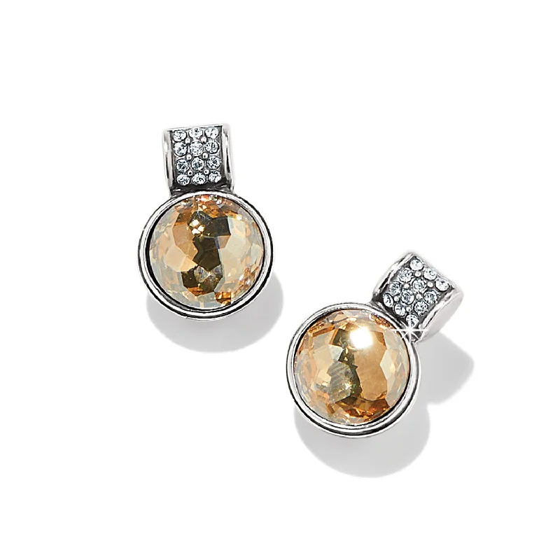 women’s gold drop earrings -women’s gold drop earrings -Meridian Aurora Petite Post Earrings - JA9970