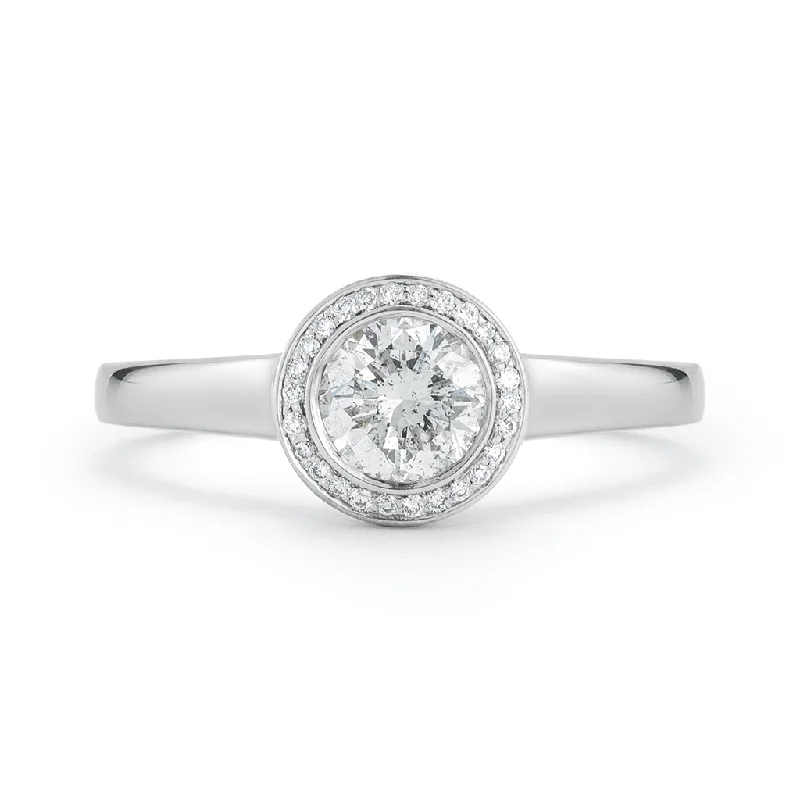 stunning engagement rings for women -stunning engagement rings for women -Steller Half Carat Diamond Engagement Ring