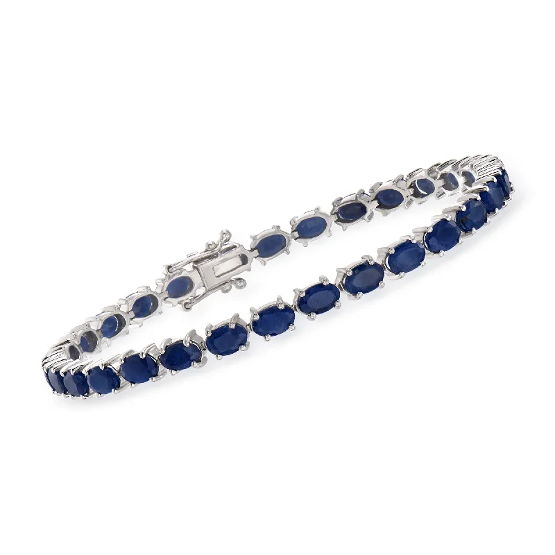 luxurious diamond bracelets -luxurious diamond bracelets -Ross-Simons Sapphire Tennis Bracelet in Sterling Silver