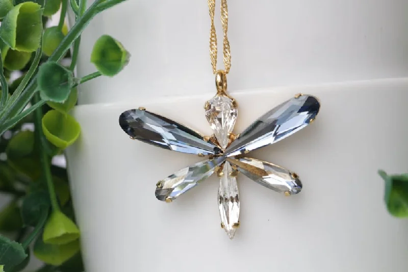 trendy necklaces for women -trendy necklaces for women -BLUE DRAGONFLY NECKLACE