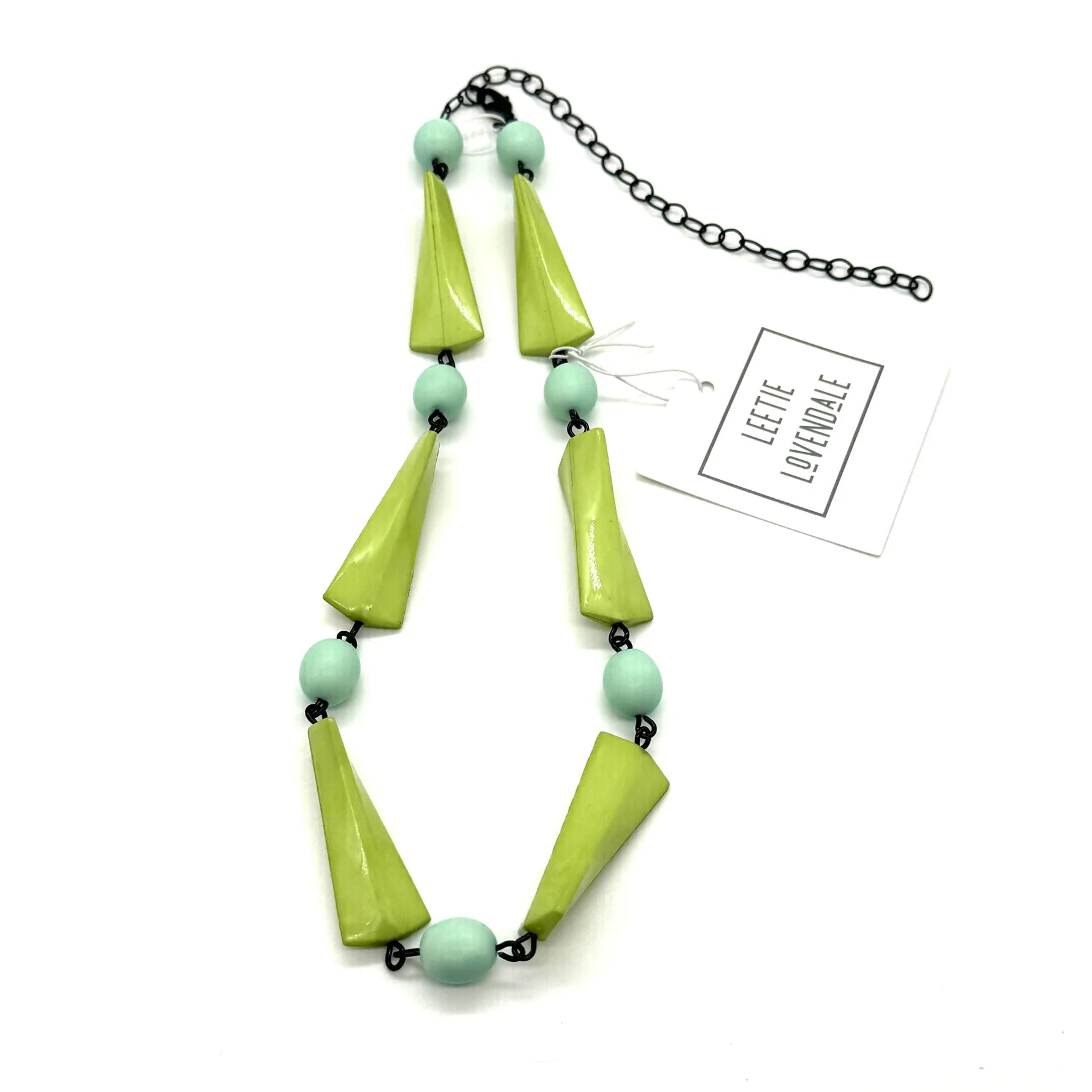 choker necklaces for women -choker necklaces for women -Mint + Ice Quadrangle Amelia Necklace