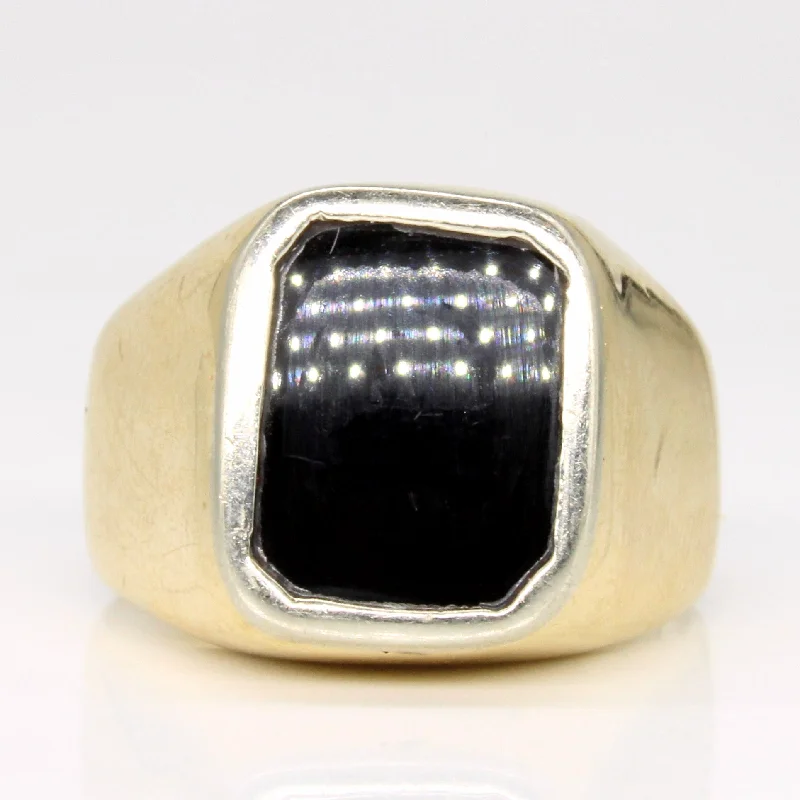 stacking rings for women -stacking rings for women -Onyx Cocktail Ring | 2.00ct | SZ 7.25 |