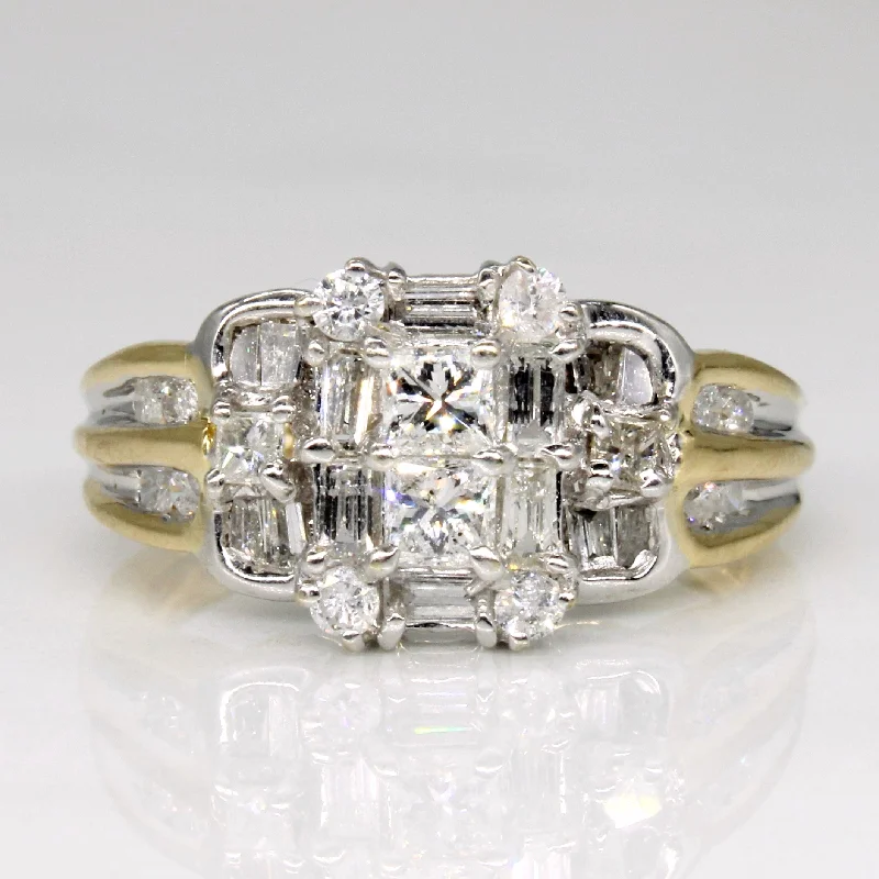 custom rings for women -custom rings for women -Diamond Cocktail Ring | 0.82ctw | SZ 6.75 |