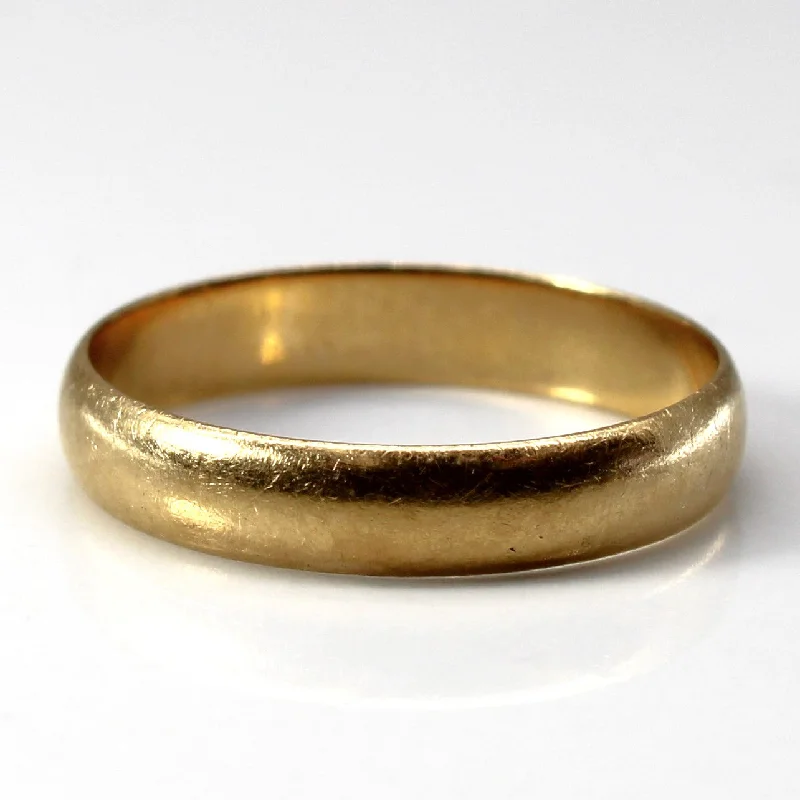 custom-designed rings for women -custom-designed rings for women -Vintage Italian 18k Yellow Gold Band | SZ 6.75 |