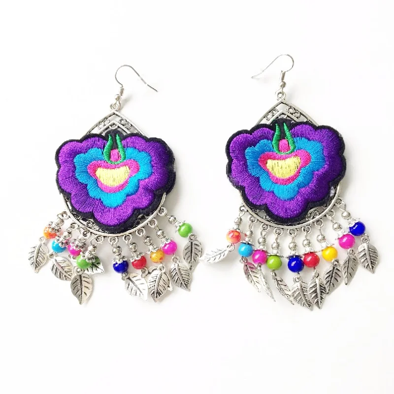 stylish earrings for women -stylish earrings for women -PETAL TRIBAL EARRINGS