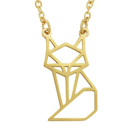 symbolic necklaces for women -symbolic necklaces for women -Annie Oak Fox Geometric Necklace