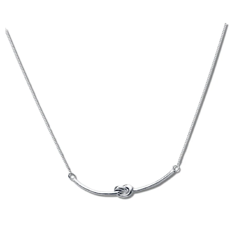 stylish modern necklaces for women -stylish modern necklaces for women -Simple Knot Necklace