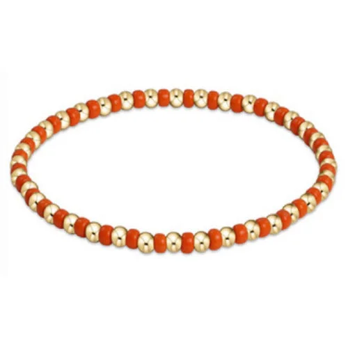 designer bracelets for women -designer bracelets for women -Enewton - Gameday Hope Grateful Bracelet - Bright Orange