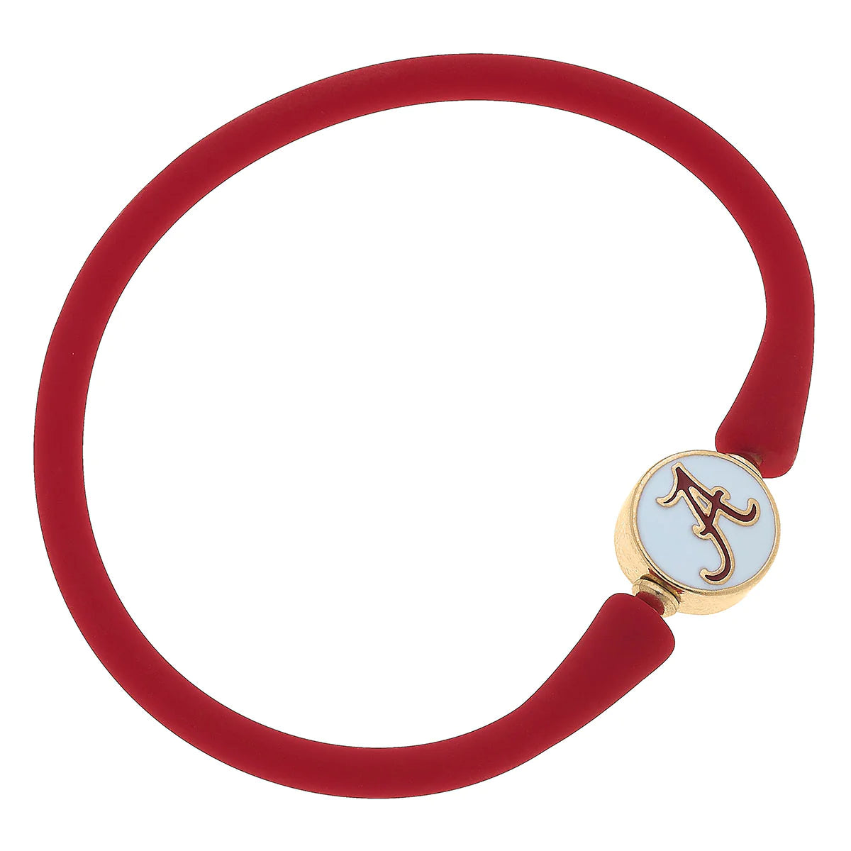 fashion bangles and bracelets -fashion bangles and bracelets -Alabama Crimson Tide Silicone Bali Bracelet in Crimson