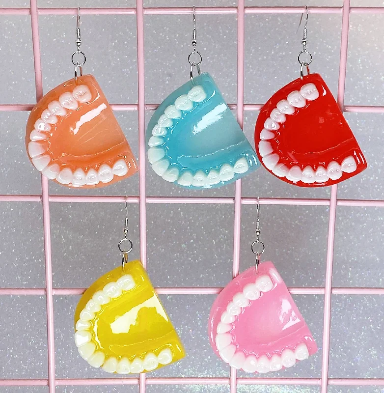 affordable earrings for women -affordable earrings for women -Teeth Earrings (5 Colors)