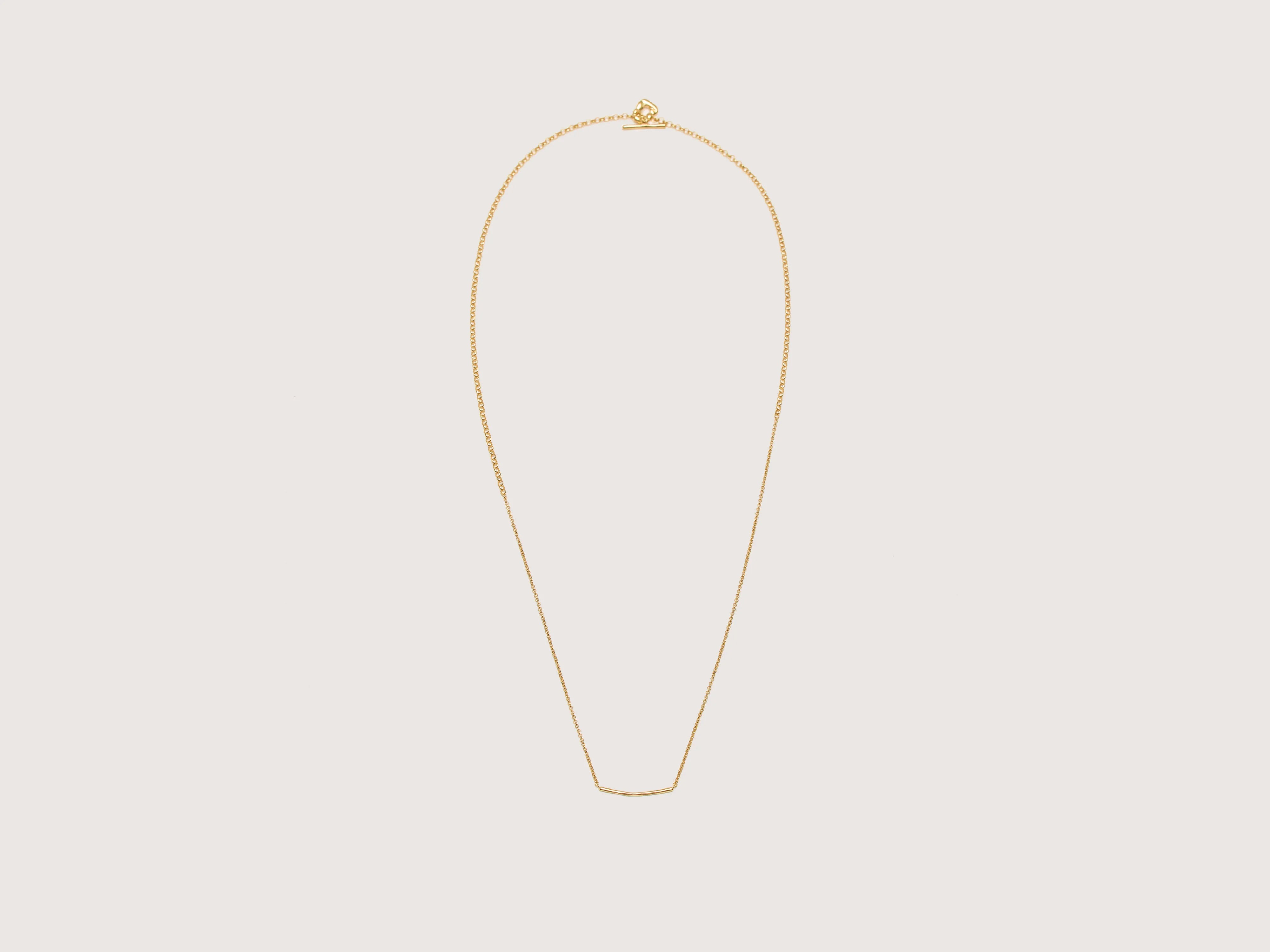 hand-crafted gold necklaces for women -hand-crafted gold necklaces for women -Bubble Lariat Gold Necklace (242 / W / GOLD)