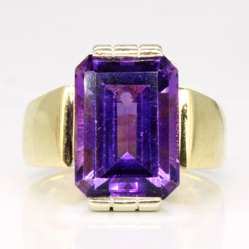 sapphire rings for women -sapphire rings for women -Amethyst Cocktail Ring | 5.70ct | SZ 8.25 |