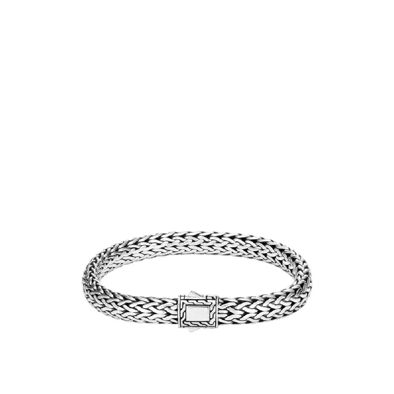 beautiful bangles for casual wear -beautiful bangles for casual wear -Classic Chain 7.5MM Bracelet in Silver