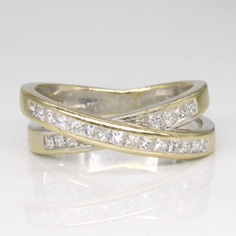 eternity band rings for women -eternity band rings for women -Princess Cut Diamond Ring | 0.70ctw | SZ 6.75 |