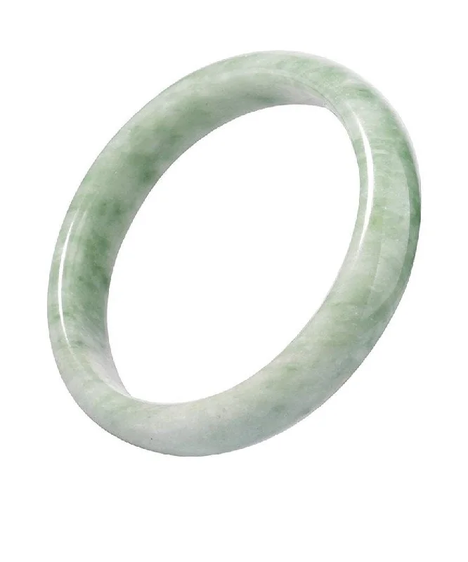 wedding bracelets for women -wedding bracelets for women -Light Green Jade Bangle