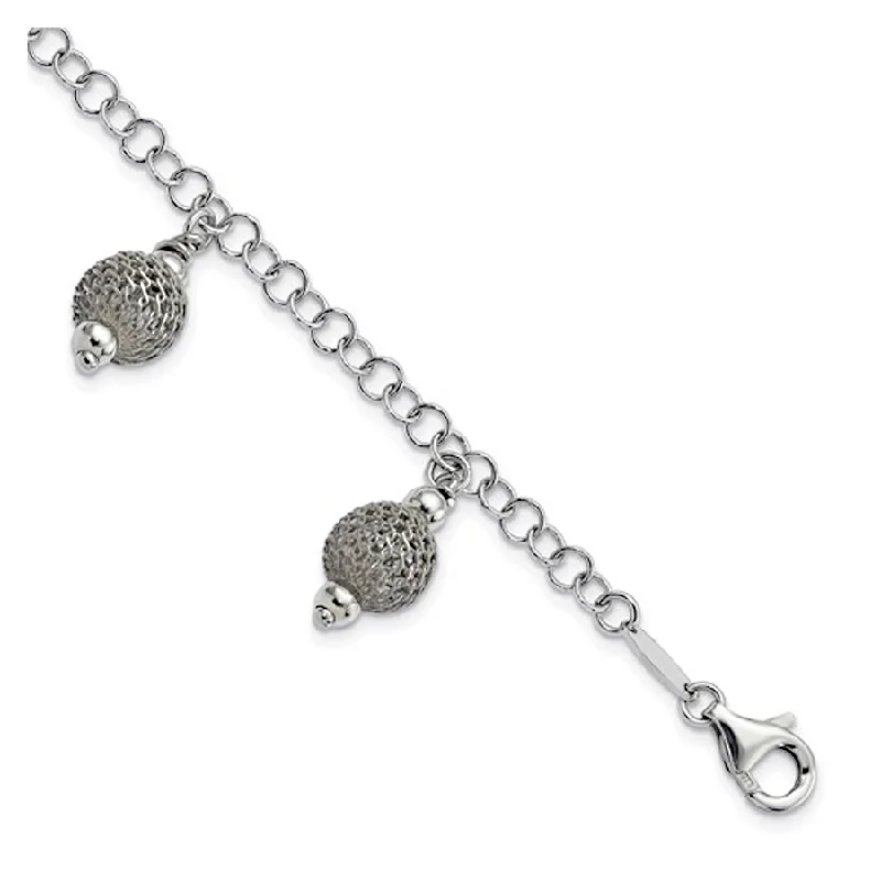 women’s bracelet sets -women’s bracelet sets -Leslie's Sterling Silver Fancy Link Bracelet