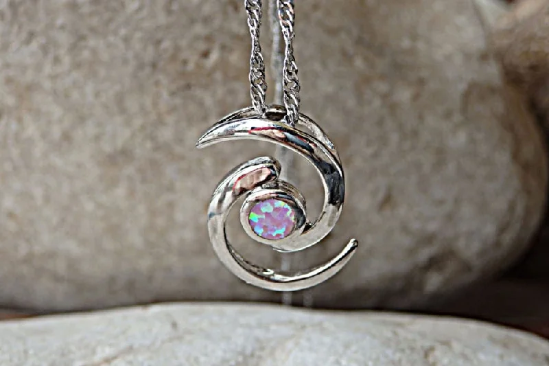 luxury diamond necklaces for women -luxury diamond necklaces for women -Pink Fire Opal Necklace